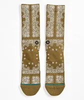 Stance Lonesome Town Brown Crew Socks