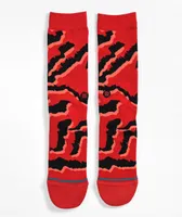 Stance Pelter Red Camo Crew Socks