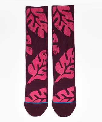 Stance Plantastic Raspberry Crew Socks