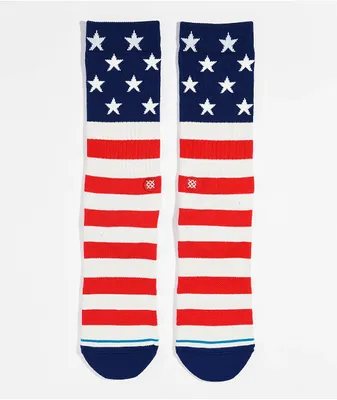 Stance The Fourth Red, White & Blue Crew Socks