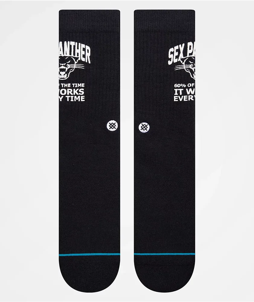 Stance x Anchorman By Odean Black Crew Socks