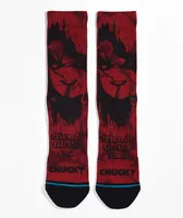 Stance x Chucky Wanna Play Red Crew Socks