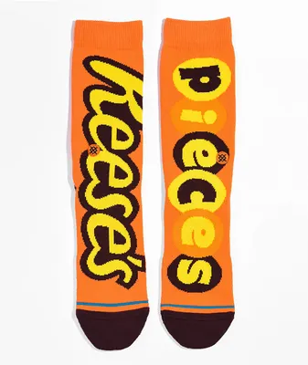 Stance x Reese's Looking Like A Snack Orange Crew Socks