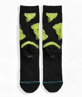 Stance x The Grinch Mean One Black & Green Crew Socks