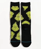 Stance x The Grinch Mean One Black Crew Socks