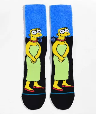 Stance x The Simpsons Marge Black Crew Socks