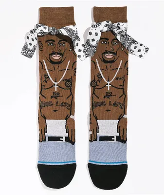 Stance x Tupac Resurrected Crew Socks
