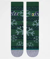 Stance x Utah Jazz Frosted 2 Green Crew Socks