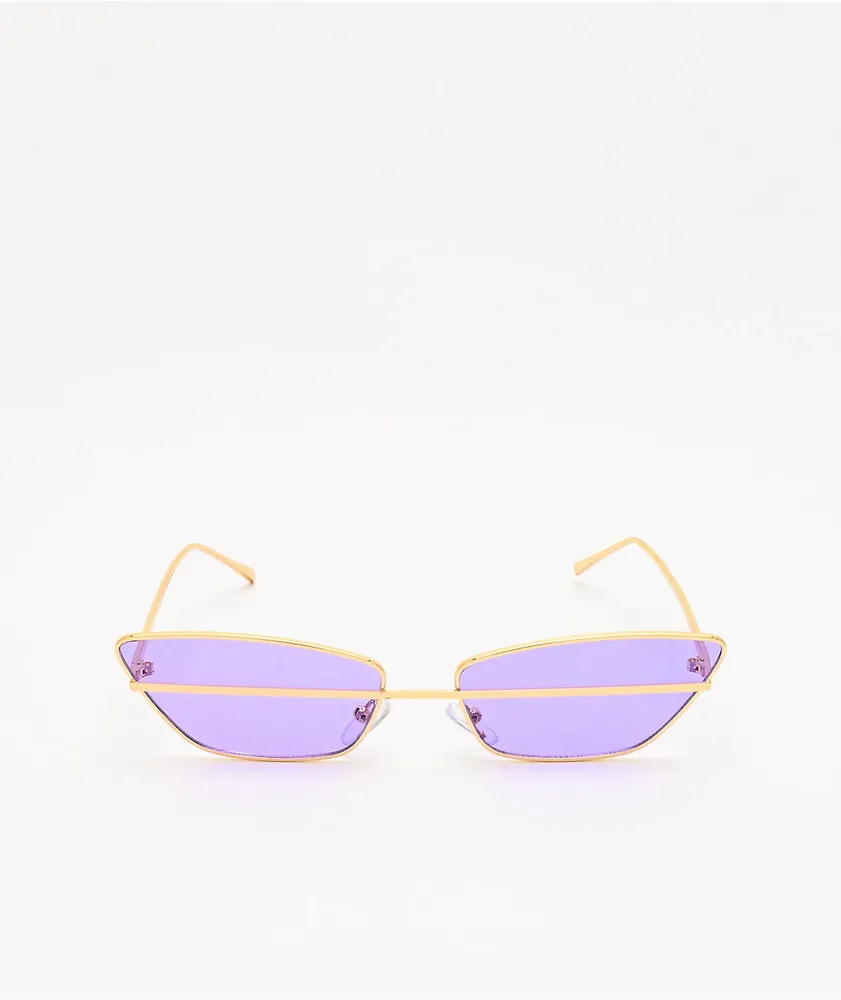 Stand By Me Lavender & Gold Sunglasses