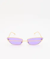 Stand By Me Lavender & Gold Sunglasses