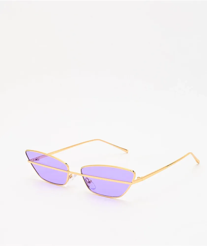 Stand By Me Lavender & Gold Sunglasses