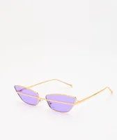 Stand By Me Lavender & Gold Sunglasses