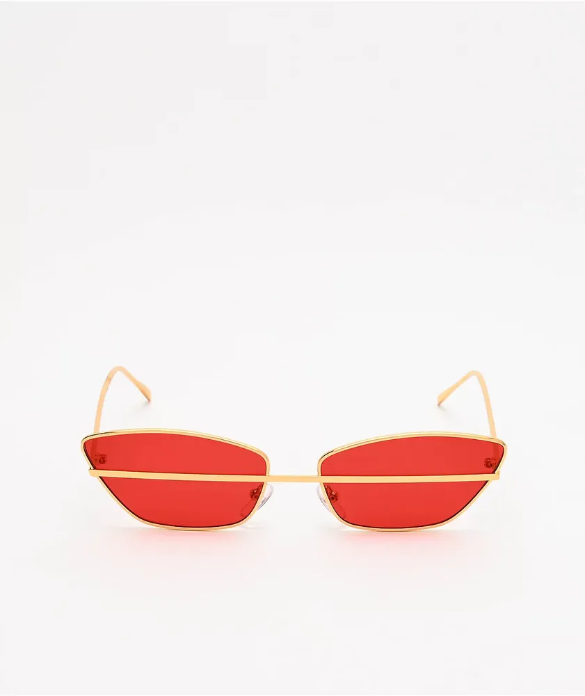 Stand By Me Red & Gold Sunglasses