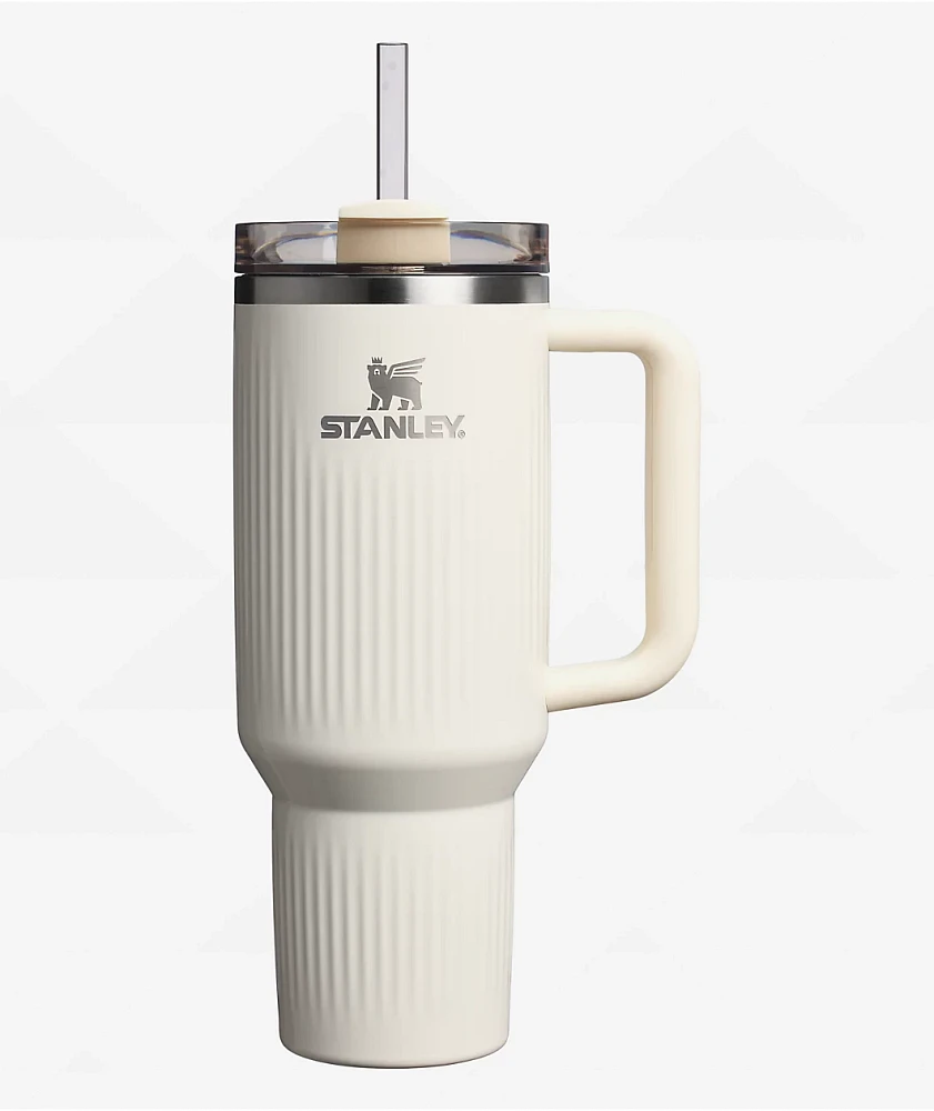 Stanley The Quencher H2.0 Cream Gloss Fluted Tumbler 30 oz
