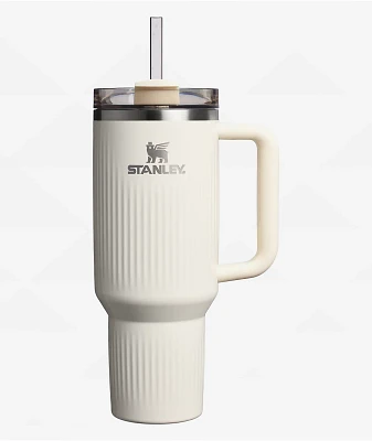Stanley The Quencher H2.0 Cream Gloss Fluted Tumbler 30 oz