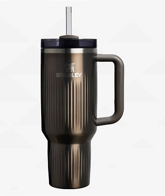 Stanley The Quencher H2.0 Gunmetal Shine Fluted Tumbler 40 oz