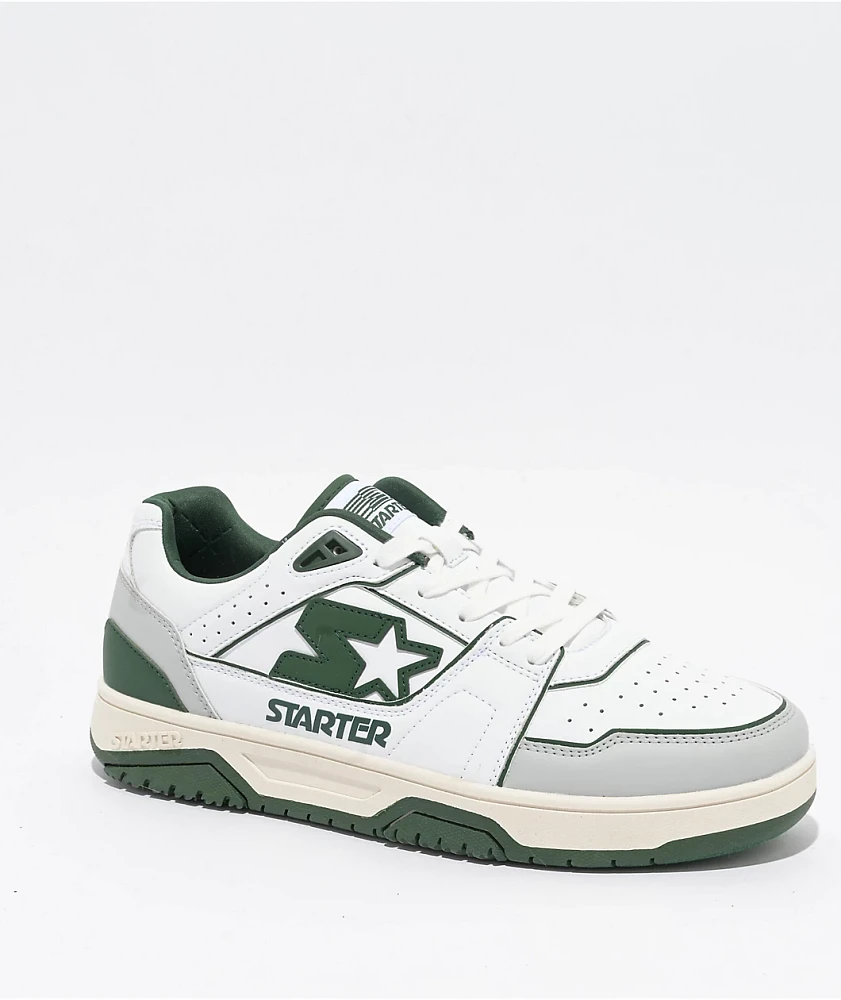 Starter Fast Break White & Green Shoes