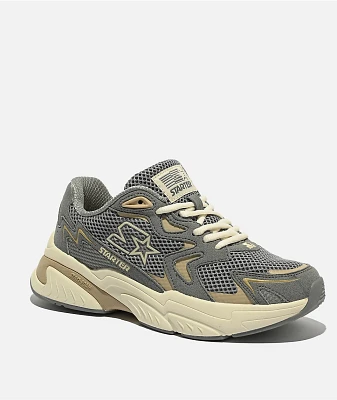 Starter Star Light Grey & Tan Shoes