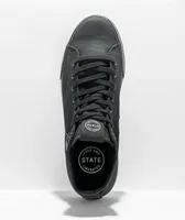 State Bushwick Rose Black Canvas Skate Shoes 