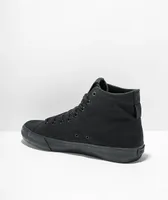 State Bushwick Rose Black Canvas Skate Shoes 