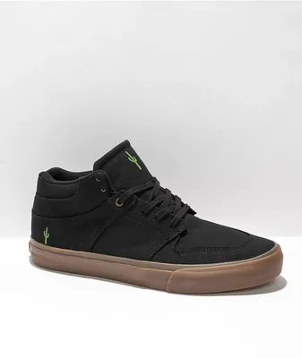 State Footwear Mercer Black & Gum Cactus Skate Shoes