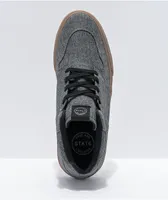 State Mercer Grey Chambray & Gum Skate Shoes