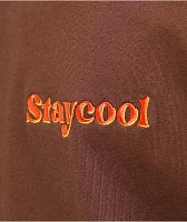 Staycoolnyc 70s Brown & Orange Ringer T-Shirt