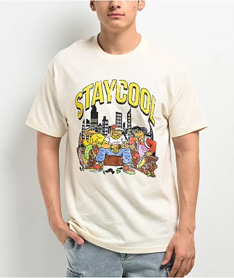 Staycoolnyc Big Dog Cream T-Shirt