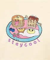 Staycoolnyc Breakfast Natural Hoodie