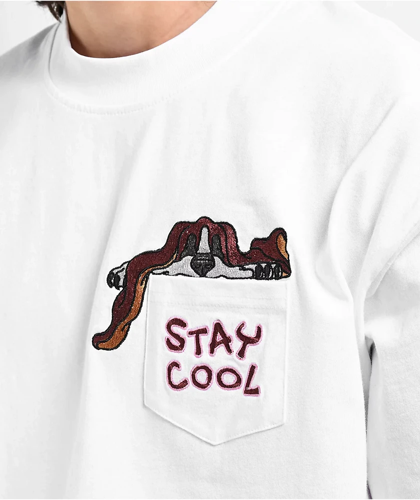 Staycoolnyc Doggy White Pocket T-Shirt