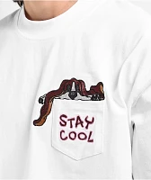 Staycoolnyc Doggy White Pocket T-Shirt