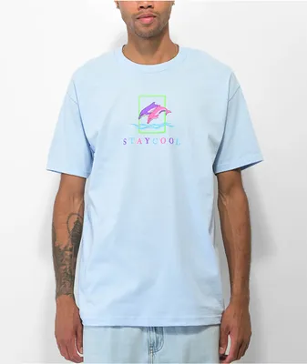 Staycoolnyc Dolphins Blue T-Shirt