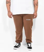 Staycoolnyc Sparkle Brown Sweatpants