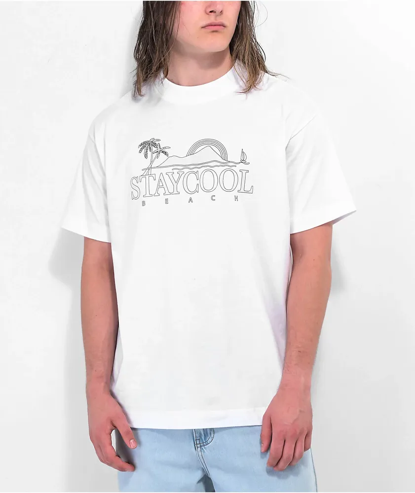 Staycoolnyc UV Beach White T-Shirt