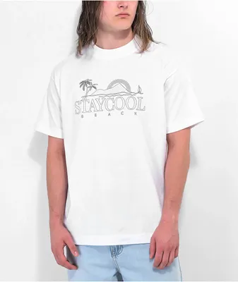 Staycoolnyc UV Beach White T-Shirt
