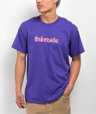 Staycoolnyc Veggies Purple T-Shirt