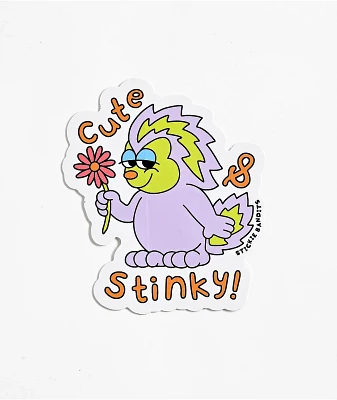 Stickie Bandits Cute and Stinky Sticker