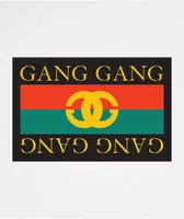 Stickie Bandits Gang Gang Logo Sticker