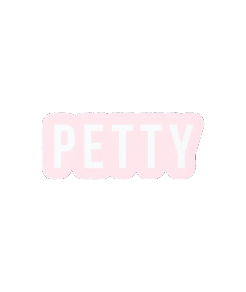 Stickie Bandits Petty Pink & White Sticker