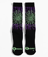 Stinky Socks Vader Black Crew Socks