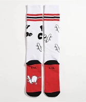 Stinky Socks x High Cascade White Snowboard Socks