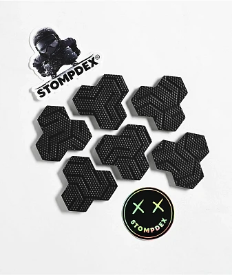 Stompdex 6 Pack Black Stomp Pads