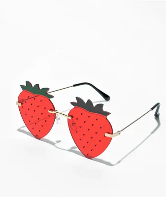 Strawberry Red Sunglasses