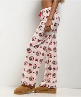 Strawberry Shortcake Pink Velour Pajama Pants