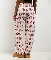 Strawberry Shortcake Pink Velour Pajama Pants