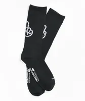 Straye Birdie Black Crew Socks