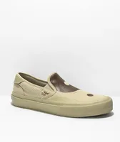 Straye Boo Vista XR One Love Tan & Coffee Slip-On Skate Shoes