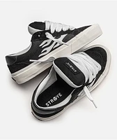 Straye Dixon Logan Puff Black & White Skate Shoes