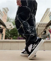 Straye Dixon Logan Puff Black & White Skate Shoes