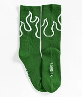 Straye Fuego Forest Green Crew Socks